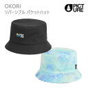 【マラソン★3000円以上で300円OFFクーポン】ピクチャー OKORI 2in1 リバーシブル バケットハット Black Pool Print (pict...