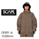 【7/4-10★3000円以上で300円OFFクーポン】SCAPE エスケープ スノーボードウェア 24-25 DERBY -jacket ジャケット/ MOC...