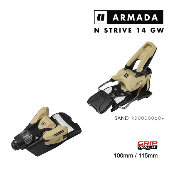 アルマダ ビンディング STRIVE 14 GW SAND (RD0000060) ARMADA ストライブ (23-24 2024) フリースタイル スキービンディング【w07】