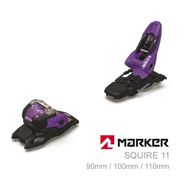 マーカー ビンディング SQUIRE 11 GW ブラック×パープル MARKER スクワイヤ (24-25 2025) フリーライド フリースタイル スキービンディング【w17】