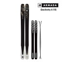 【マラソン期間★3000円以上で300円OFFクーポン】アルマダ スキー板 ディクリビティ X 115 ARMADA DECLIVITY X 115 単品 (板...