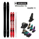 【マラソン★3000円以上で300円OFFクーポン】アルマダ スキー板 ホワイトウォーカー 116 ARMADA WHITEWALKER 116+ 25 マーカ...