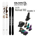 【マラソン期間★3000円以上で300円OFFクーポン】ICELANTIC アイスランティック スキー (24-25 2025) NOMAD 100 + 25 ...