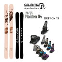 【マラソン★3000円以上で300円OFFクーポン】ICELANTIC アイスランティック スキー (24-25 2025) MAIDEN 94 + 25 マー...