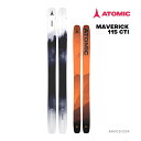 アトミックスキー板 2025 MAVERICK 115 CTI スキー板 単品 (板のみ) AA0030354 マーベリック 24-25 atomic ski ...