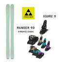 【マラソン★3000円以上で300円OFFクーポン】フィッシャー スキー板 (24-25 2025) RANGER 90 ライトグリーン + 25 マーカー S...