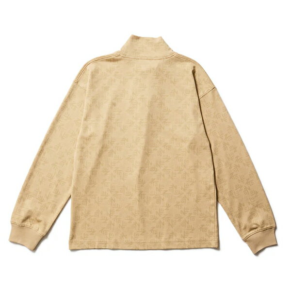 【新春元日～三日★1万円以上で5%OFFクーポン】ニューエラ ゴルフ WOMENS 長袖 ハイカラー パフォーマンス Tシャツ All Over カーキ　(14326365) 日本正規品 ニューエラゴルフレディースNEWERA GOLFウェア【C1】【N1】【K1】