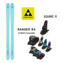 【マラソン★3000円以上で300円OFFクーポン】フィッシャー スキー板 (24-25 2025) RANGER 84 ターコイズ + 25 マーカー SQU...