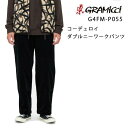 【マラソン★3000円以上で300円OFFクーポン】グラミチ パンツ コーデュロイダブルニーパンツ ブラック ( G4FM-P055 ) gramicci メン...