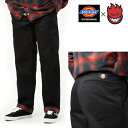 ディッキーズ×スピットファイア フランネル カフ パンツ / ブラック (0A865S) Dickies x Spitfire【w40】