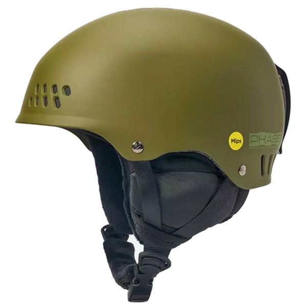 スキー用品 WEBSPORTSのk2 ヘルメット Phase MIPS / DARK OLIVE GREEN (24-25 2025) スキー スノーボード ヘルメット ダイヤル式【C1】｜アングル2