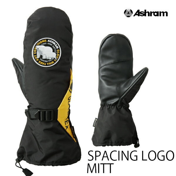 スノーボード グローブ ミトン アシュラム グローブ SPACING LOO MITT / BLACK ロングカフ (24-25 2025)ashram グローブ【C1】【w08】