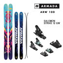 【マラソン期間★3000円以上で300円OFFクーポン】アルマダ スキー板 エーアールダブル ARMADA ARW 100 (23-24 2024) + 25 ...