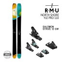 【マラソン期間★3000円以上で300円OFFクーポン】RMU フリースキー NORTH SHORE YLE PRO 110 WOOD (22-23 2023)...