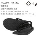 RIG リグ リカバリーサンダル nohy ノヘイ (RG0029) ブラック RT RIGFOOTWEAR 衝撃吸収,疲労回復,足腰負担軽減【w01】
