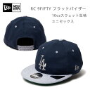 【マラソン★3000円以上で300円OFFクーポン】ニューエラ キャップ RC 9FIFTY フラットバイザー Sweat ロサンゼルス・ドジャース ネイビー ...