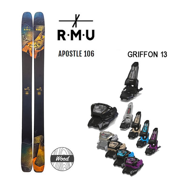 RMU SKI 2024 APOSTLE 106 WOOD (23-24 2024) + 25 ޡ GRIFFON 13 110mm ...