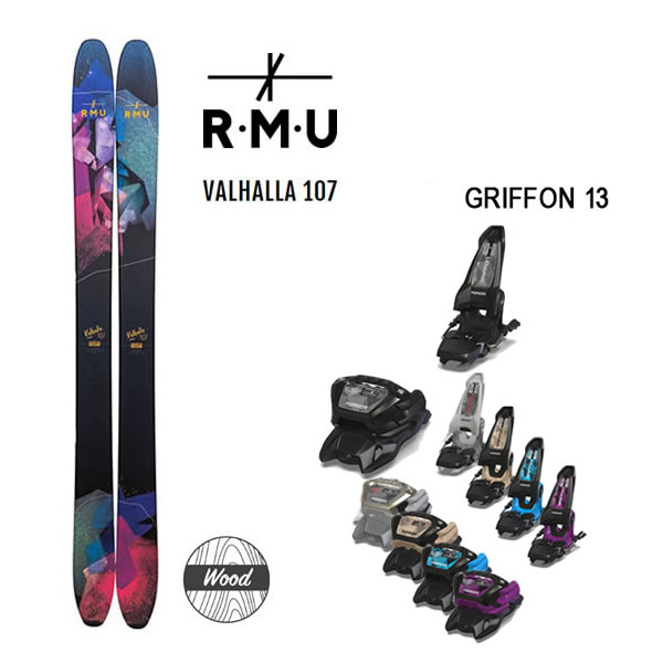 RMU SKI 2024 VALHALLA 107 WOOD (23-24 2024) + 25 ޡ GRIFFON 13 110mm...