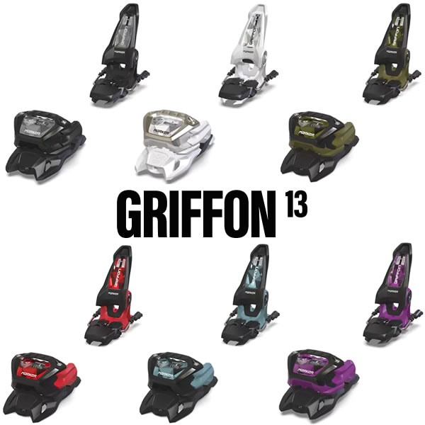 【3/10まで★3000円以上で300円OFFクーポン】マーカー ビンディング GRIFFON 13 ブラック×パープル MARKER グリフォン (25-26 2026)フリーライド フリースタイル スキービンディング