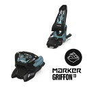 マーカー ビンディング GRIFFON 13 ブラック×パウダーブルー MARKER グリフォン (25-26 2026)フリーライド スキービンディング【w16】