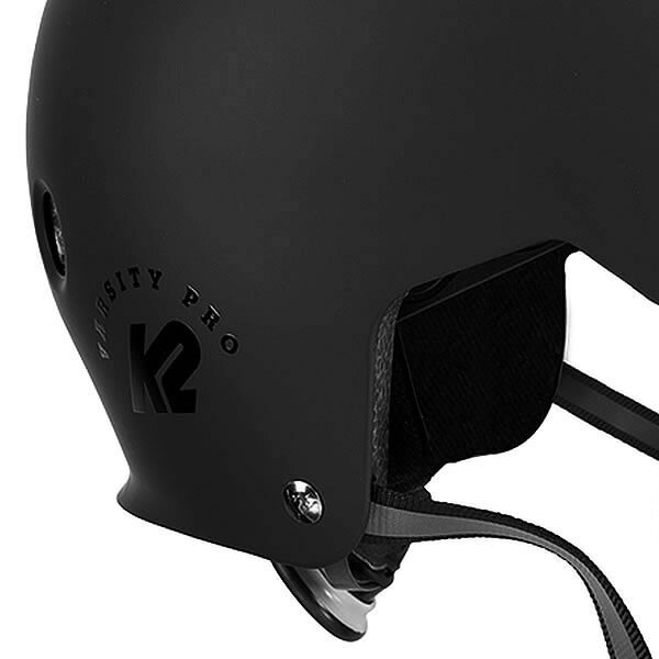 スキー用品 WEBSPORTSのインラインスケート K2 ヘルメット 子供から大人まで対応 VARSITY PRO HELMET ブラック(旧ロゴ ブラック) I190400207 オールシーズン対応 【C1】【w97】｜アングル2