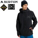 バートン 25-26 スノーボードウェア メンズ ゴアテックス ジャケット ak GORETEX 2L CYCLIC -jacket /TRUE Black GORE-TEX BURTON【スノーボード・ウエア・スノボー用品】【C1】