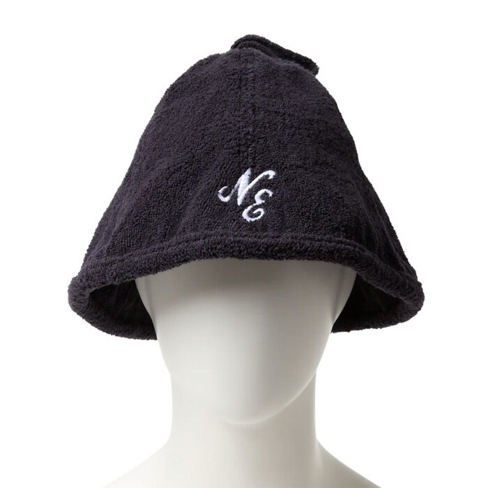 ニューエラ サウナハット パイル クラシックロゴ ネイビー (14669930) sauna hat N...