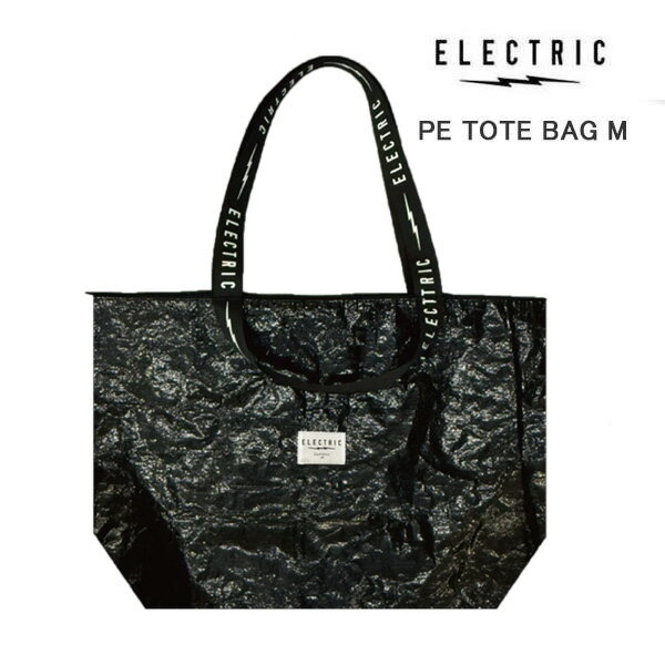 エレクトリック PE TOTE BAG M ブラック / トートバッグ 2way ELECTRIC (EA114)