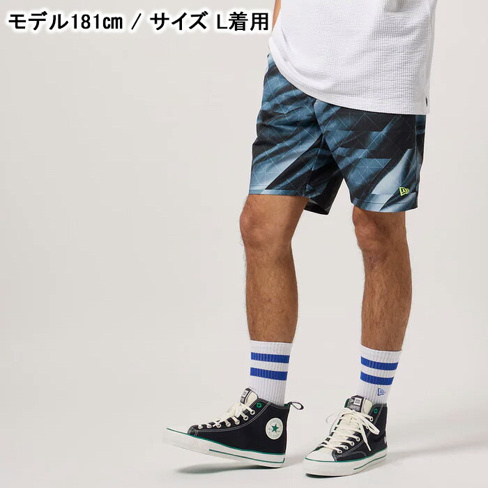 ニューエラ ゴルフ ショートパンツ カットグラス ブラック ( 14859954 ) ハーフパンツ 日本正規品 newera ゴルフウェア