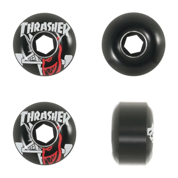 スキー用品 WEBSPORTSのスケボー ソフトウィール SPITFIRE 80HD THRASHER X SPITFIRE THRASH & BURN 56mm スピットファイア スケートボードウィール ソフトウィール【C1】【K1】｜アングル2