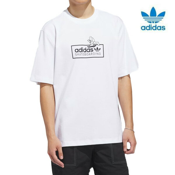 Portugal （Clubs） - 【5/15まで★3000円以上で300円OFFクーポン】アディダス tシャツ スケートボーディング x マーク・ゴンザレス ロゴ 半袖Tシャツ / White / black (Kf1836) adidas originals tシャツ