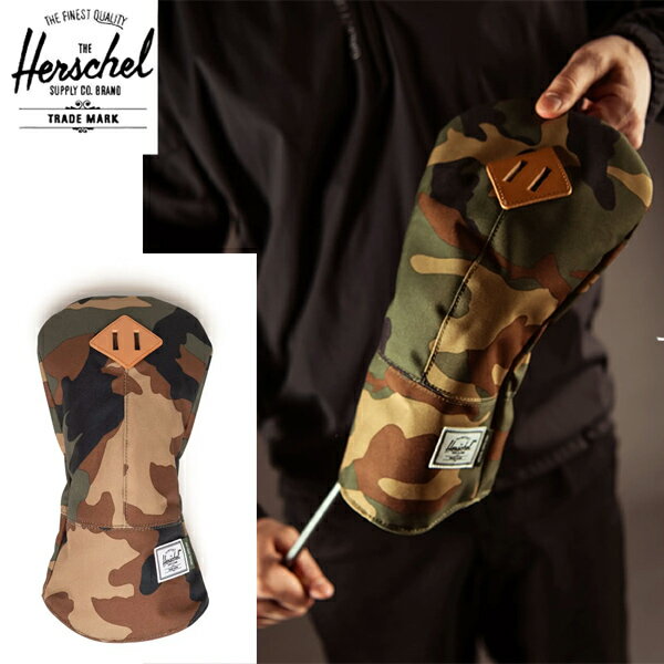 ハーシェル ゴルフ ドライバー用 ヘッドカバー HERITAGE DRIVER HEADCOVER / WOODLAND CAMO /ヘリテージ　ドライバー　ヘッドカバー herschel golf ゴルフ 日本正規品