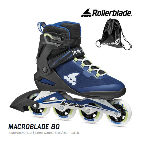ローラーブレード 大人 インラインスケート 男性用 MACROBLADE 80 Mens (86B0760010FG02) ROLLERBLADE フィットネス