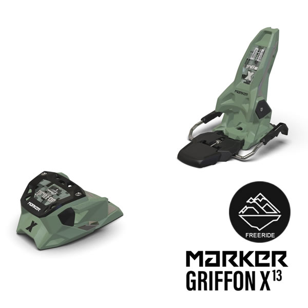 マーカー ビンディング GRIFFON X 13 GREEN-BLACK (26-27 2027) グリフォンX 13 フリーライド バインディング MARKER