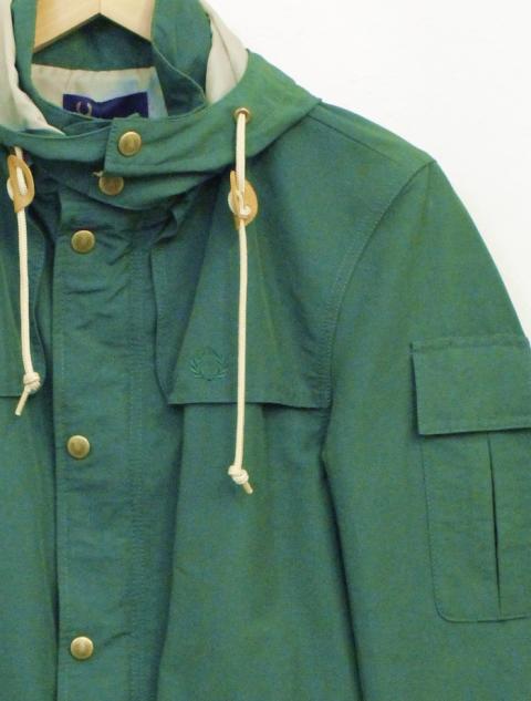 Rakuten - 【中古】 FRED PERRY マウンテンパーカー フレッドペリー マウンテンパーカ S 緑 グリーン メンズ