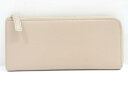 【中古】business leather factory L字ファスナー 長財布 business leather factory 長財布 グレー 灰×ベージュ...