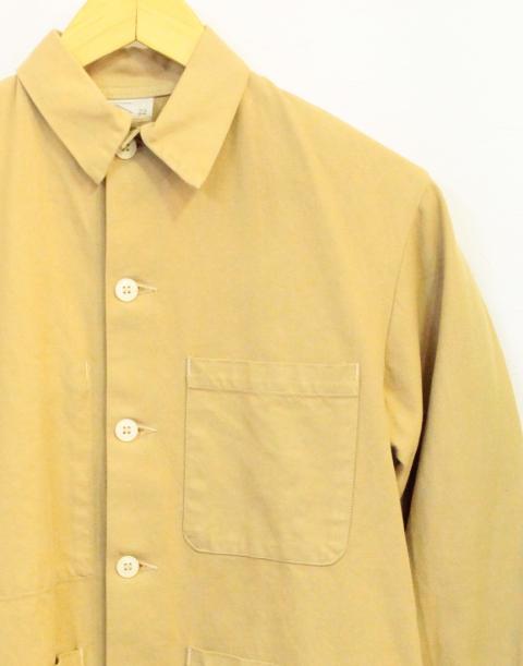 Rakuten - 【中古】 Danton フランス製 ダントン カバーオール 34 ベージュ 肌色 無地 メンズ
