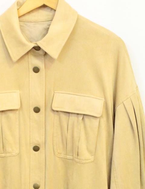 Rakuten - 【中古】 Lily Brown 19AW リリーブラウン ブルゾン F ベージュ 肌色 無地 レディース