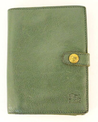 【中古】 IL BISONTE 財布 -- イルビゾンテ 財布 緑 グリーン レザー レディース 【中古】 IL BISONTE 財布 -- イルビゾンテ 財布 緑 グリーン レザー レディース