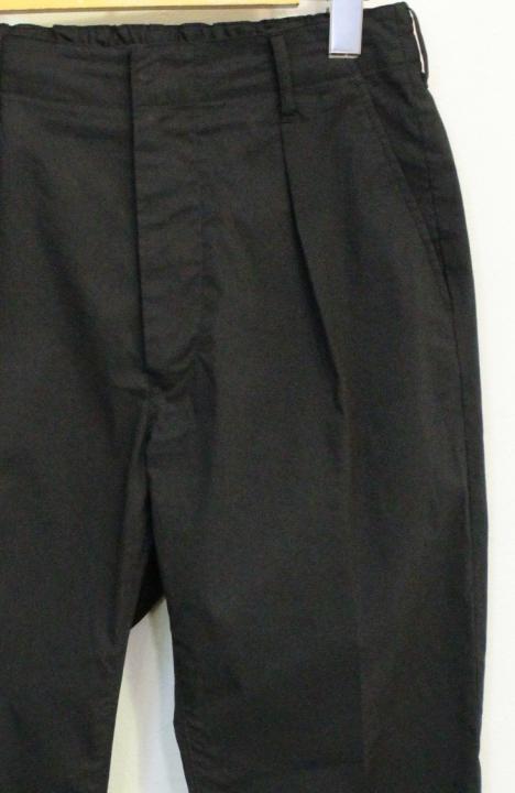 SOE 20SS Daily Slacks ソーイ イージーパンツ 0 黒 ブラック メンズ 【中古】