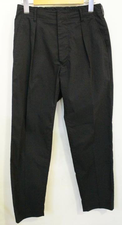 SOE 20SS Daily Slacks ソーイ イージーパンツ 0 黒 ブラック メンズ 【中古】