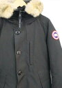 【中古】 CANADA GOOSE 19AW JASPER PARKA カナダグースダウンジャケットXS黒 ブラックファー メンズ