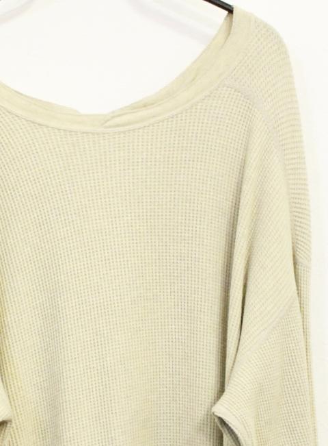 Rakuten - 【中古】 Americana サーマルワンピースアメリカーナ ワンピース ベージュ 肌色 無地 レディース