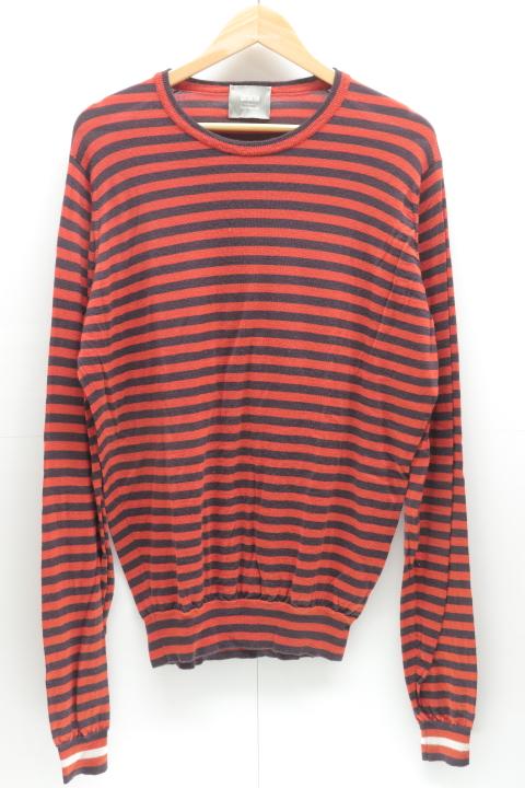 yÁzLOU DALTONxJOHN SMEDLEY STRIPED CREWNECK SWEATER[^g Z[^[ L  p[v~IW  {[_[ Y