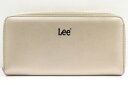 【中古】LEE 長財布 -- がま口 長財布 LEE -- 金 ゴールド ロゴ