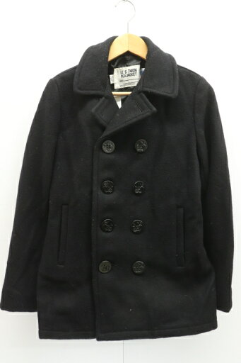 【中古】SCHOTT ピーコート 16 ピーコート/SCHOTT/16/黒 ブラック 【中古】SCHOTT ピーコート 16 ピーコート/SCHOTT/16/黒 ブラック