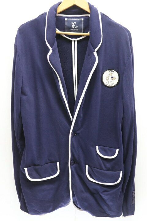 Rakuten - 【中古】LRG メンズジャケット L ジャケット LRG L 紺 ネイビー ワッペン