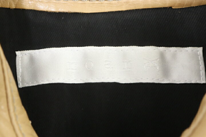 【中古】roar レディースレザージャケット S レザージャケット roar S 黒 ブラック 茶 ブラウン 無地