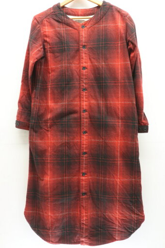 【中古】BEAMS BOY レディースシャツワンピース -- シャツワンピース BEAMS BOY -- 黒 ブラック 赤 レッド チェック 【中古】BEAMS BOY レディースシャツワンピース -- シャツワンピース BEAMS BOY -- 黒 ブラック 赤 レッド チェック