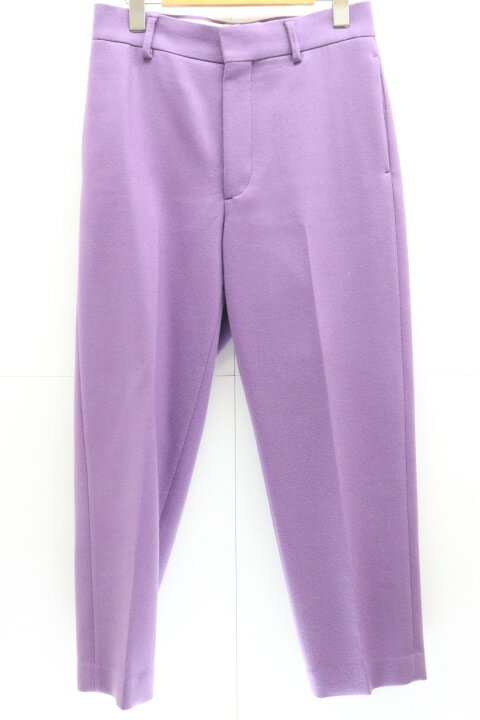 Rakuten - 【中古】LOEFF レディースパンツ 1 タックパンツ LOEFF 1 紫 パープル 無地